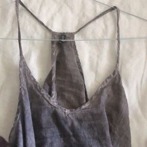 Super flowy Boho racerback tank light and sheer